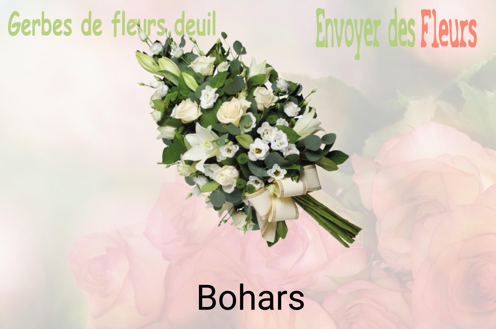 Gerbe de fleurs de deuil livrée à Bohars